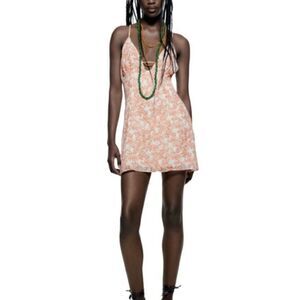 Zara Floral Print Mini Dress